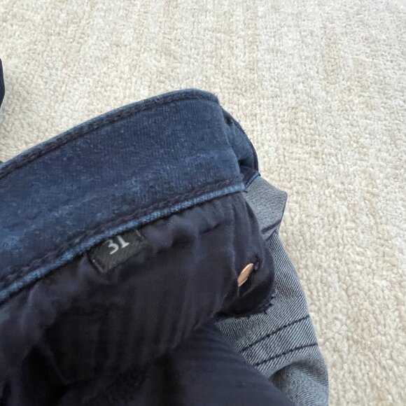 7 For All Mankind Gwenevere High Waist Ankle Blue Jeans 31 - Picture 2 of 10